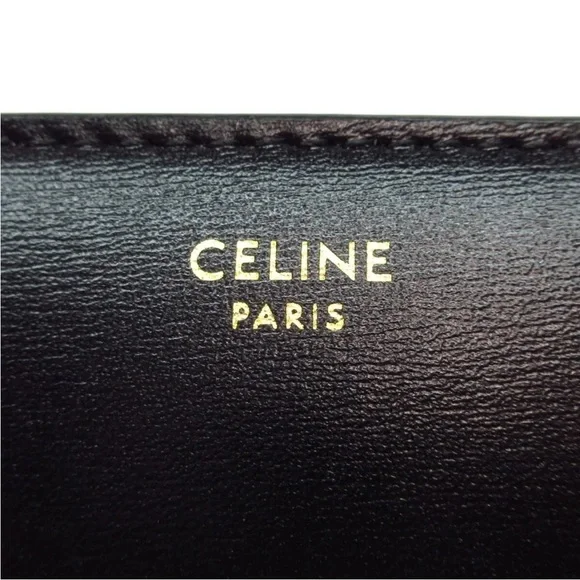 Authentic CELINE Compact - Calf Skin Trifold Wallet WOC on chain - Picture 14 of 15
